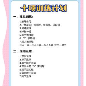  职业篮球球员如何规划个人训练时间：打造高效训练计划的秘诀